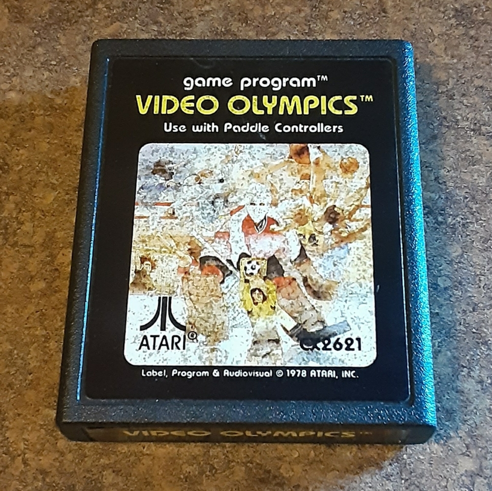 Vintage 1978 Atari 2600 Video Olympics Game Cartri